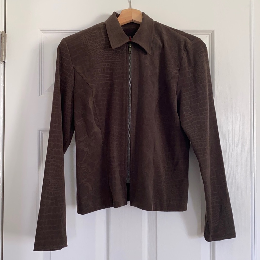 Forest Green Zip-Up Jacket